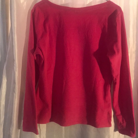Hot Pink Cozy Fleece Top, Flared - Picture 5 of 5
